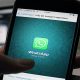 imagem do ícone do aplicativo whatsapp, em uma tela de smartphone
