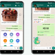 Imagem do aplicativo do WhatsApp Pay na tela do smartphone