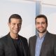 Bruno de Oliveira (camisa preta), CEO e fundador do Ecommerce na Prática, e Luiz Piovesana, CMO da Nuvemshop